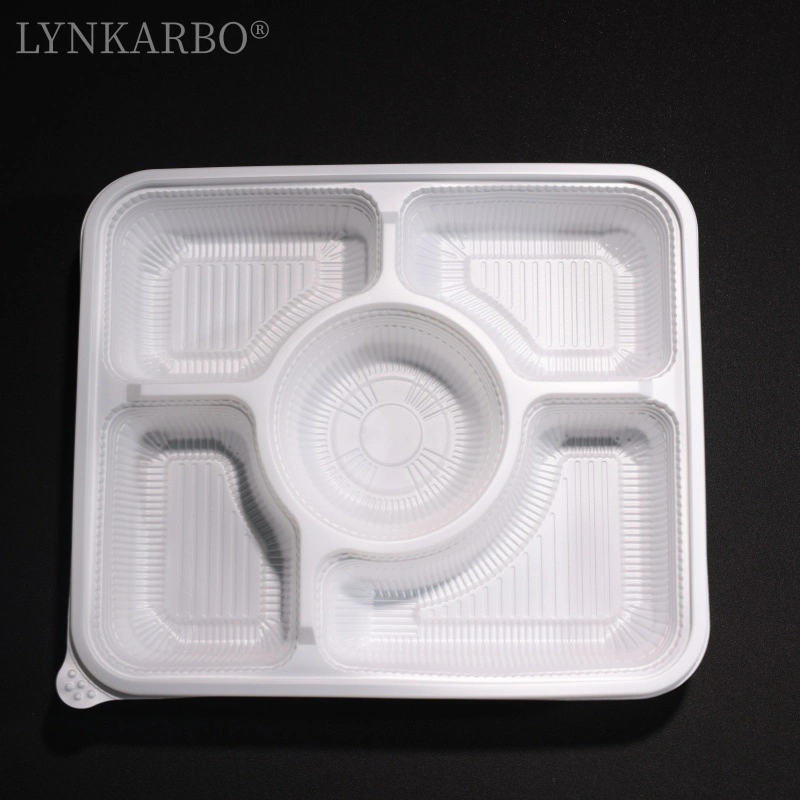 حاوية طعام بخمسة أقسام من CPLA