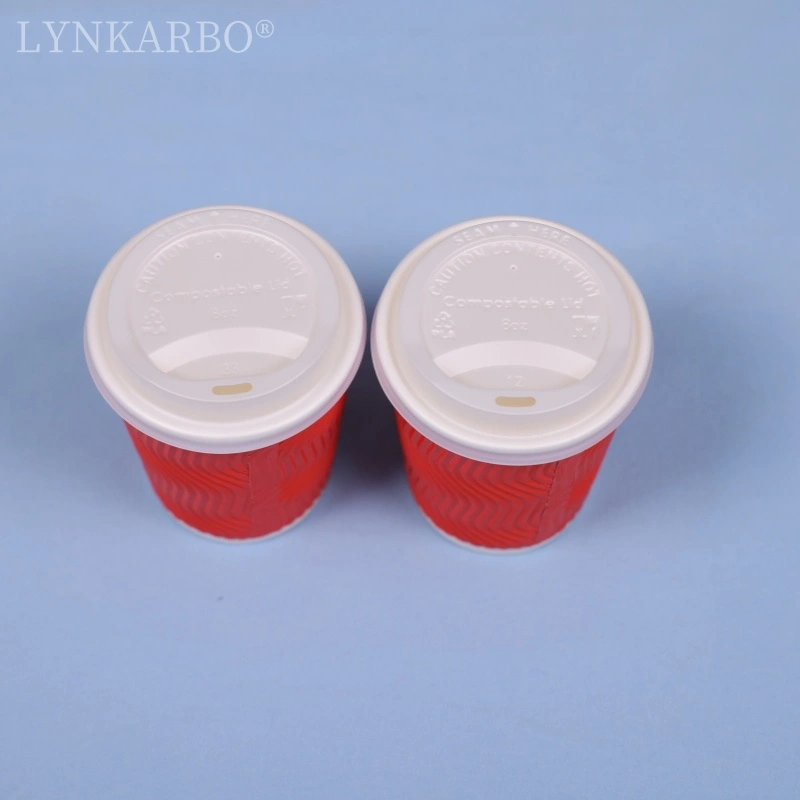 Cpla 80mm Direct Drinking Natural Color Cup Lid