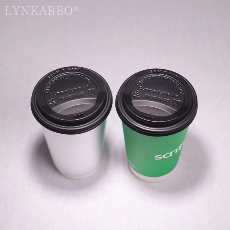 Cpla 90mm Direct Drinking Black Cup Lid