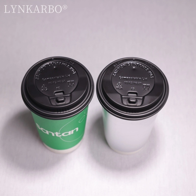 Cpla 90mm Flip Top Black Cup Lid